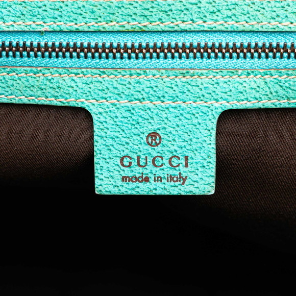 Gucci GG Canvas Bamboo Handbag Canvas Handbag 124293 in Good condition - Picture 7 of 9